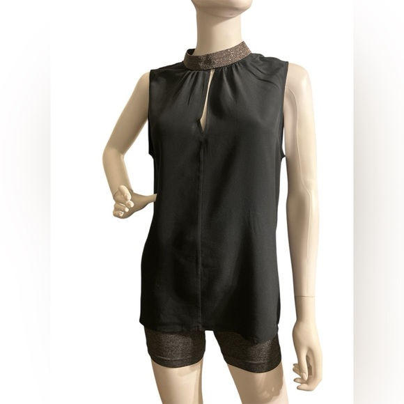 go silk go 
blouse beaded - Picture 1 of 6